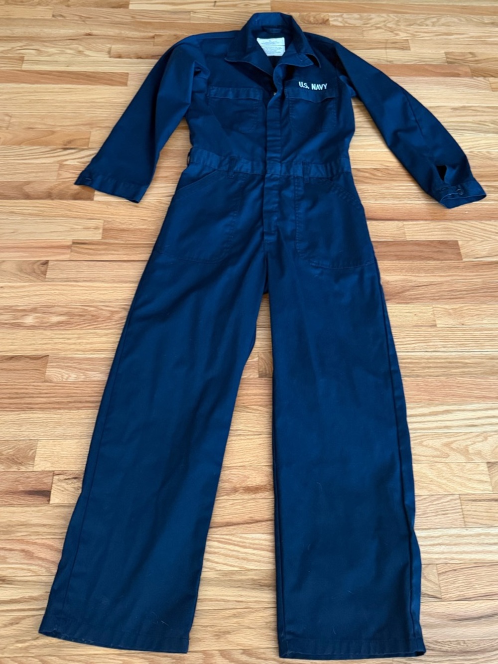 US Navy Unisex Navy Blue Coverall Jumpsuit